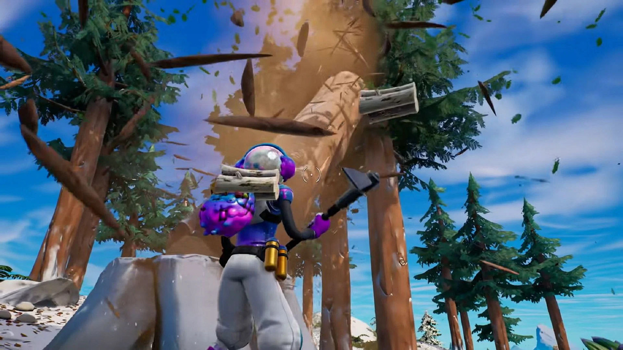 How to harvest building materials effectively in Fortnite