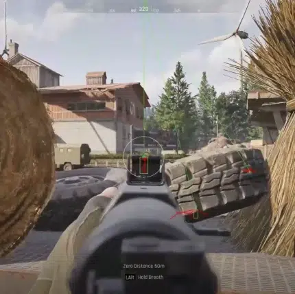Illustration of aimbot and ESP functionality for Surge cheat