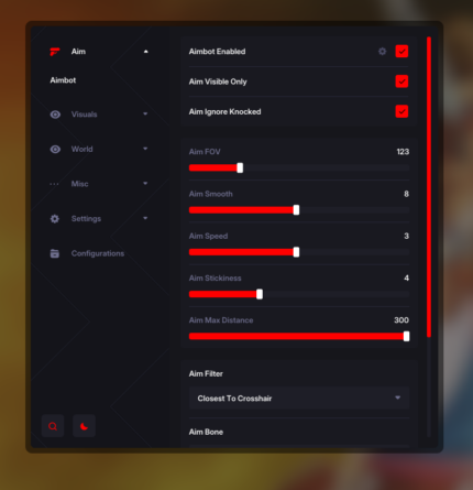 Horizon menu image1