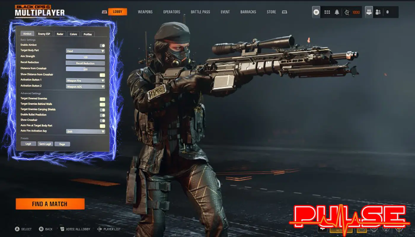 warzone cheat menu