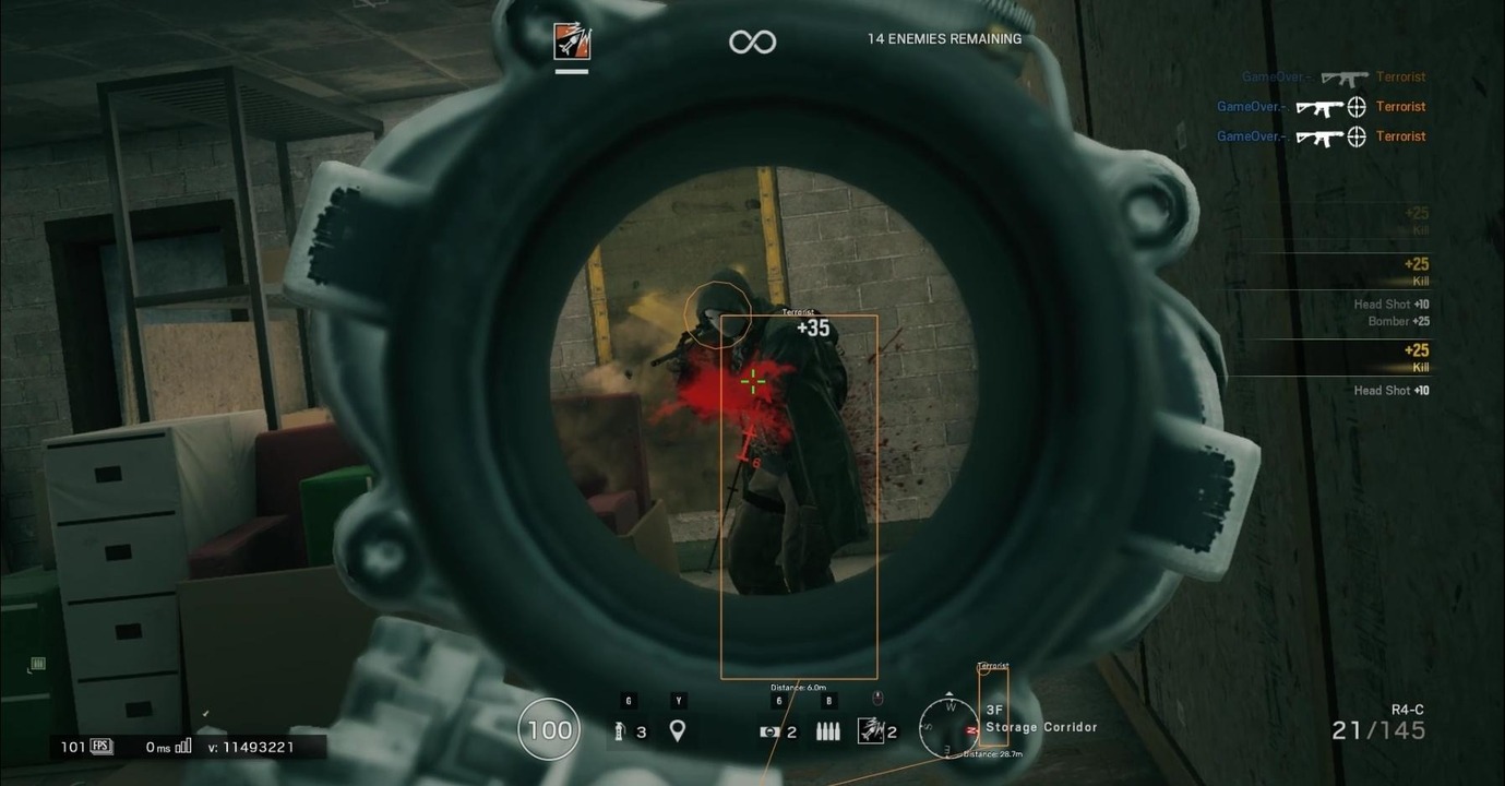 Rainbow 6 Siege Aimbot hack with auto-fire Aimbot for Rainbow 6 Siege with advanced features for PC gamers