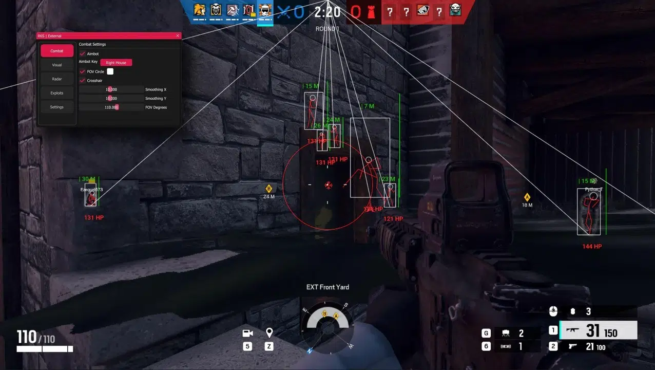 Rainbow Six Siege ESP & Wallhack to find loot ESP and Wallhack for Rainbow Six Siege (R6S) to find enemies and loot fast