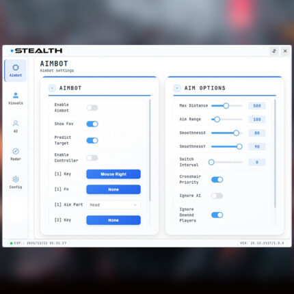 stealth in game menu